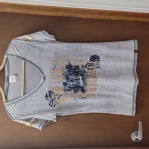Milwaukee Brewers women's T-shirt. Lightweight fabric size large